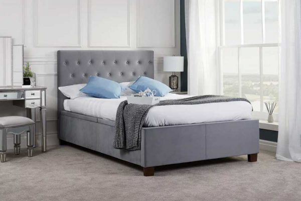 Cologne Ottoman Bed In Grey