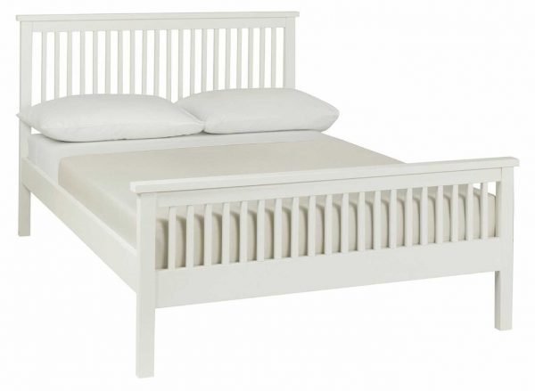 Atlanta-White-Painted-High-Footend-Wooden-Bedstead