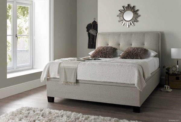 Accent Ottoman Bed, oatmeal