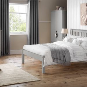Barcelona Bed - Low Foot End Dove Grey