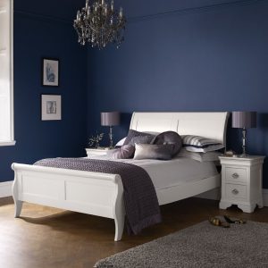 Chantilly White Panel Bedstead