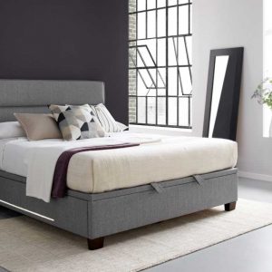Chilton Ottoman Bed with USB and LED