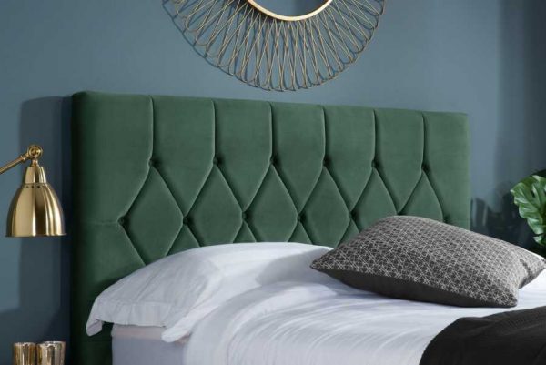 Loxley Ottoman Bed In Green