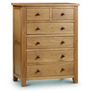 marlborough Oak-4+2-drawer-chest