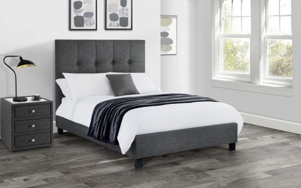 sorrento bed in slate Grey