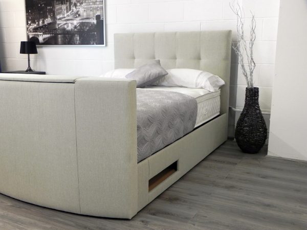 King size ottoman tv bed